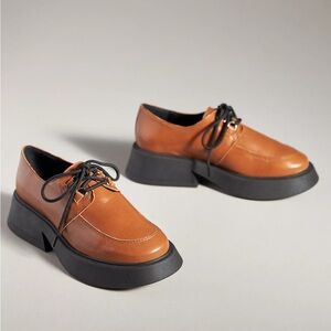 Maeve flared Oxford loafers